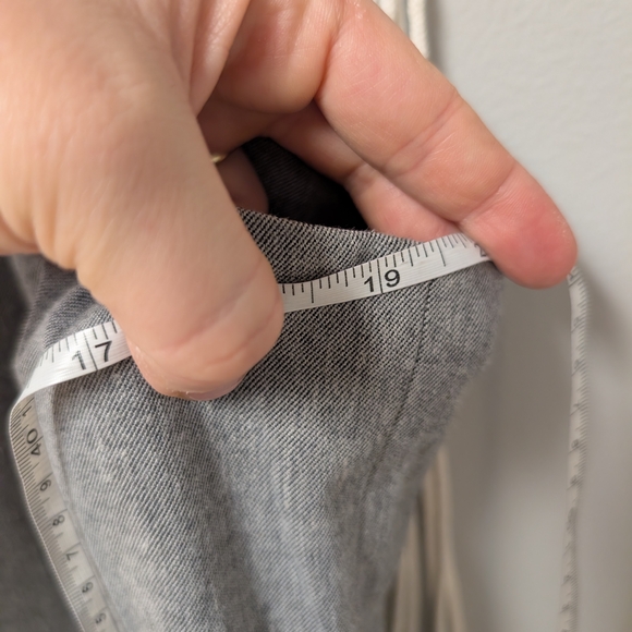 Banana Republic Bi Stretch Racer Neck Grey Sheath Mini Dress Size 10 Business - Picture 6 of 10